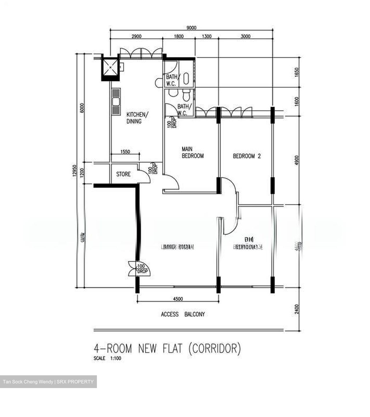 Blk 406 Hougang Avenue 10 (Hougang), HDB 4 Rooms #557559791